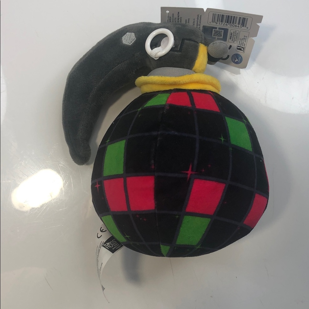 Fortnite Boogie Bomb Plush 2019 Epic Games Jazzwares Russ 7” Grenade Disco Ball